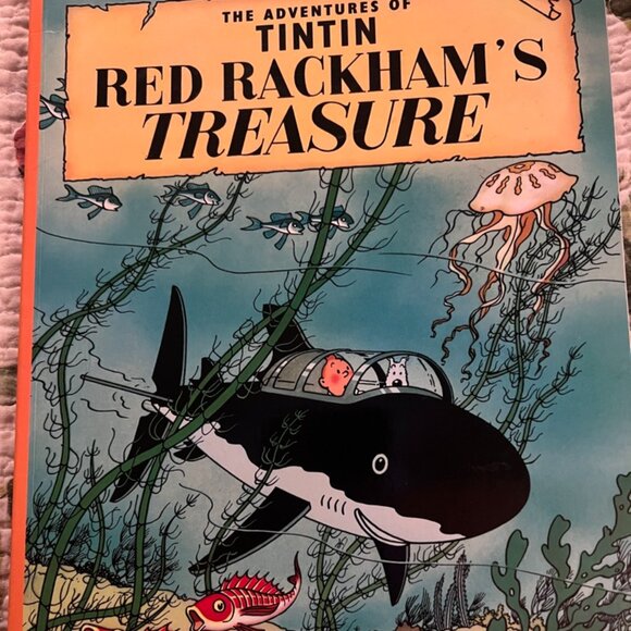 TINTIN RED RACKHAM'S TREASURE - SOFTCOVER MODERN EDITION - Picture 1 of 3